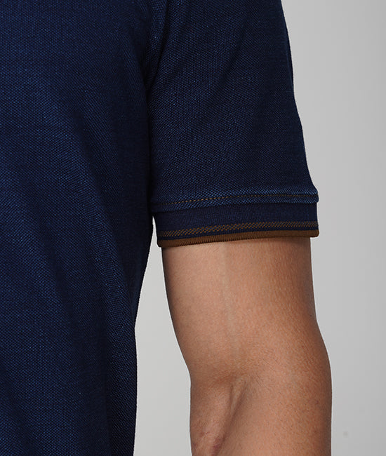 Denim Polo T-shirt